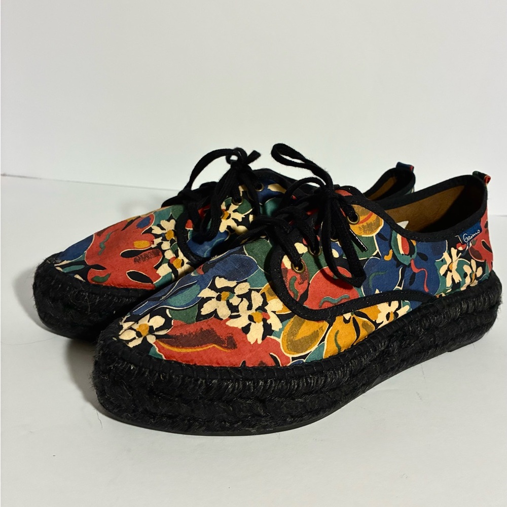 Gaimo Floral Espadrille Sneakers - Picture 2 of 9